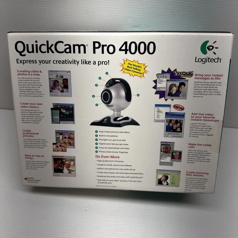 Logitech QuickCam Pro 4000 Web Cam